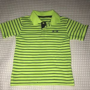 Boys heatgear polo tee